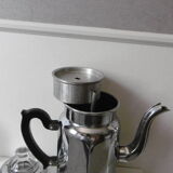 Vintage stainless steel coffee maker 50s
