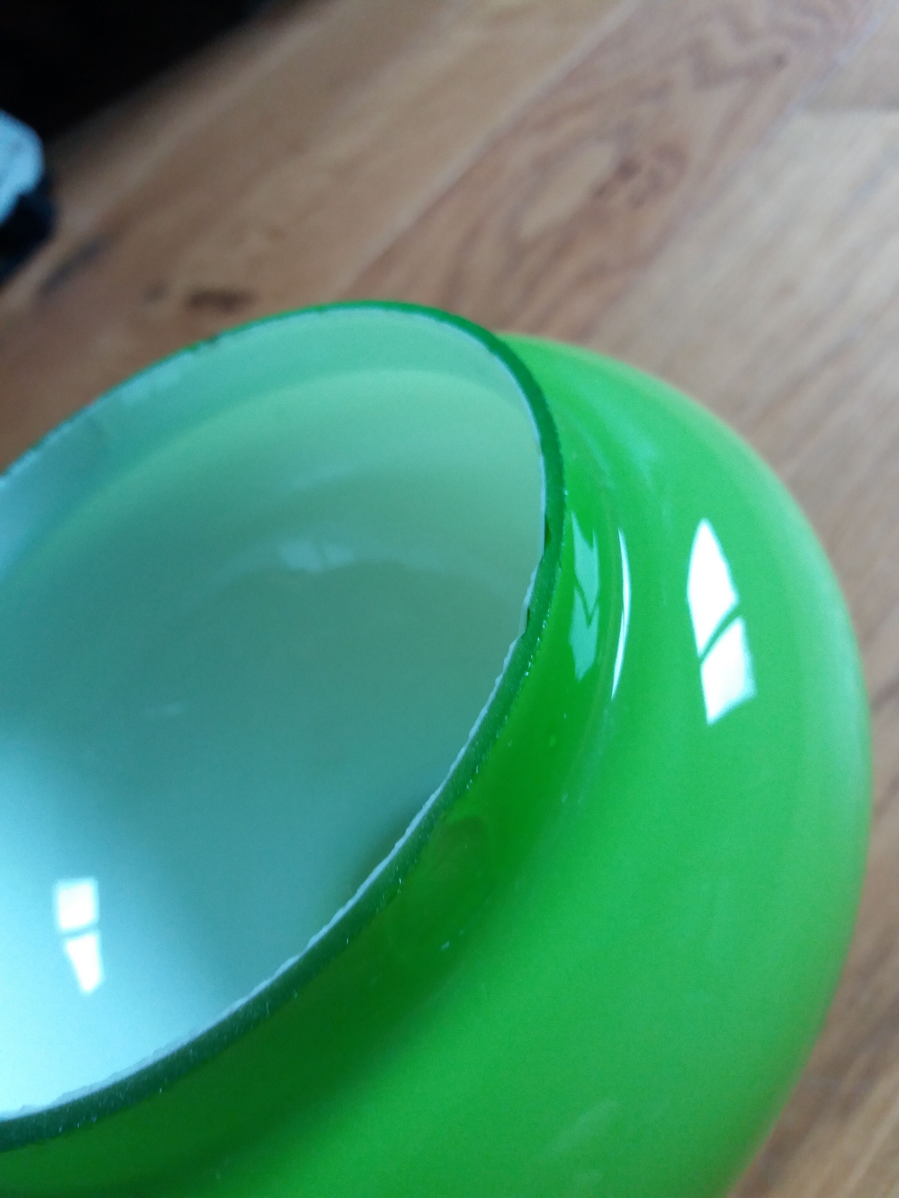Opaline globe lampshade