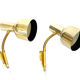 Pair of bedside wall lamps "Pilot" by KF Interör. Sweden 1960s