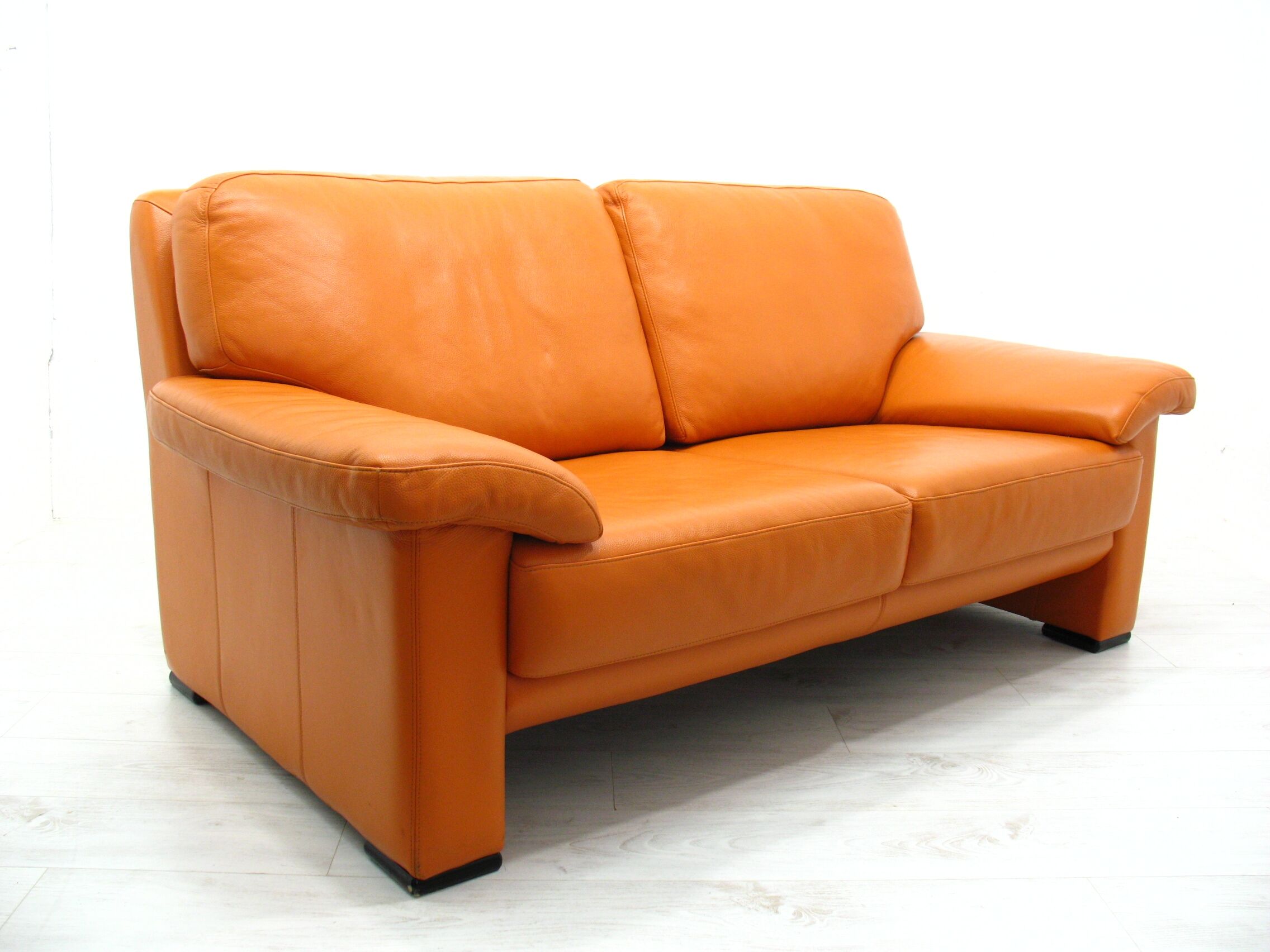 Leather sofa Willi Schillig 90s