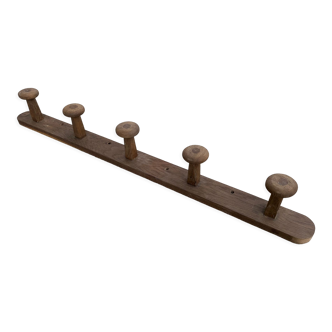 Antique wall coat rack