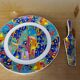 So French "Galion" pie dish with shovel, new in its original box
