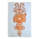 Estampe originale Pré-Colombienne, Aztèques Colombie folk années 60