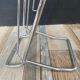 Vintage stainless steel vinyl door