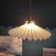 Tulip suspension in serrated opaline lace Dp 0123118