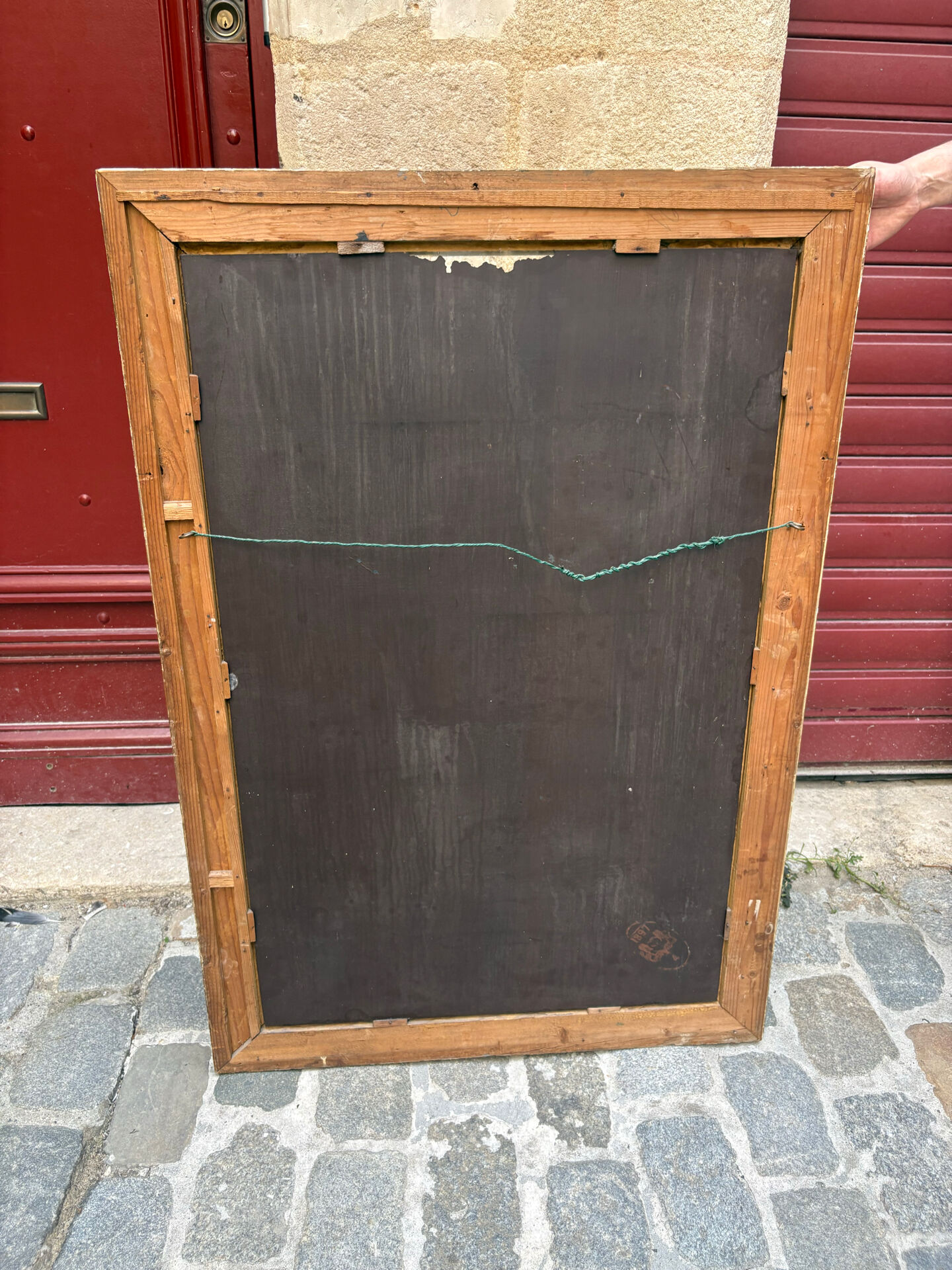 Antique gilded mirror
