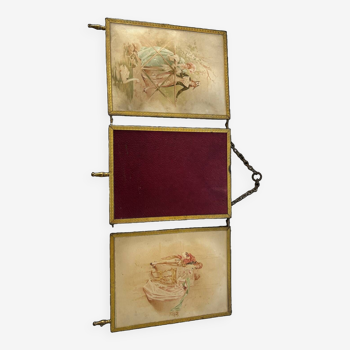 Napoleon III barber triptych mirror