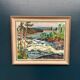 Original Swedish Oil On Panel – “Forsande Vatten” By Paul Sahlin