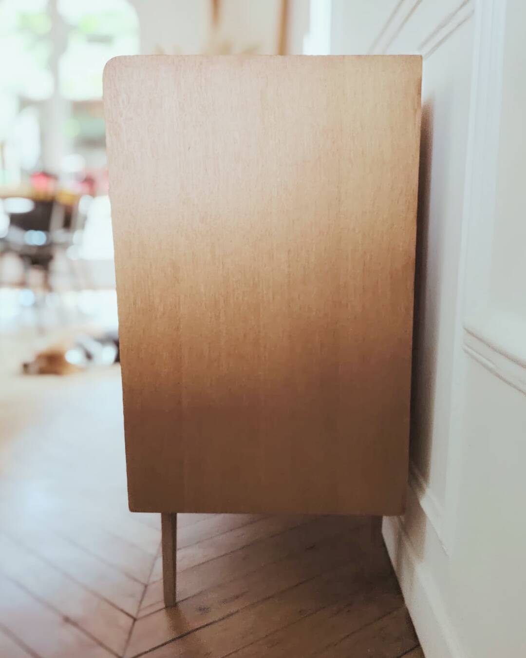 Small renovated vintage sideboard, Scandinavian style, 1950s-60s.