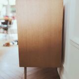 Small renovated vintage sideboard, Scandinavian style, 1950s-60s.