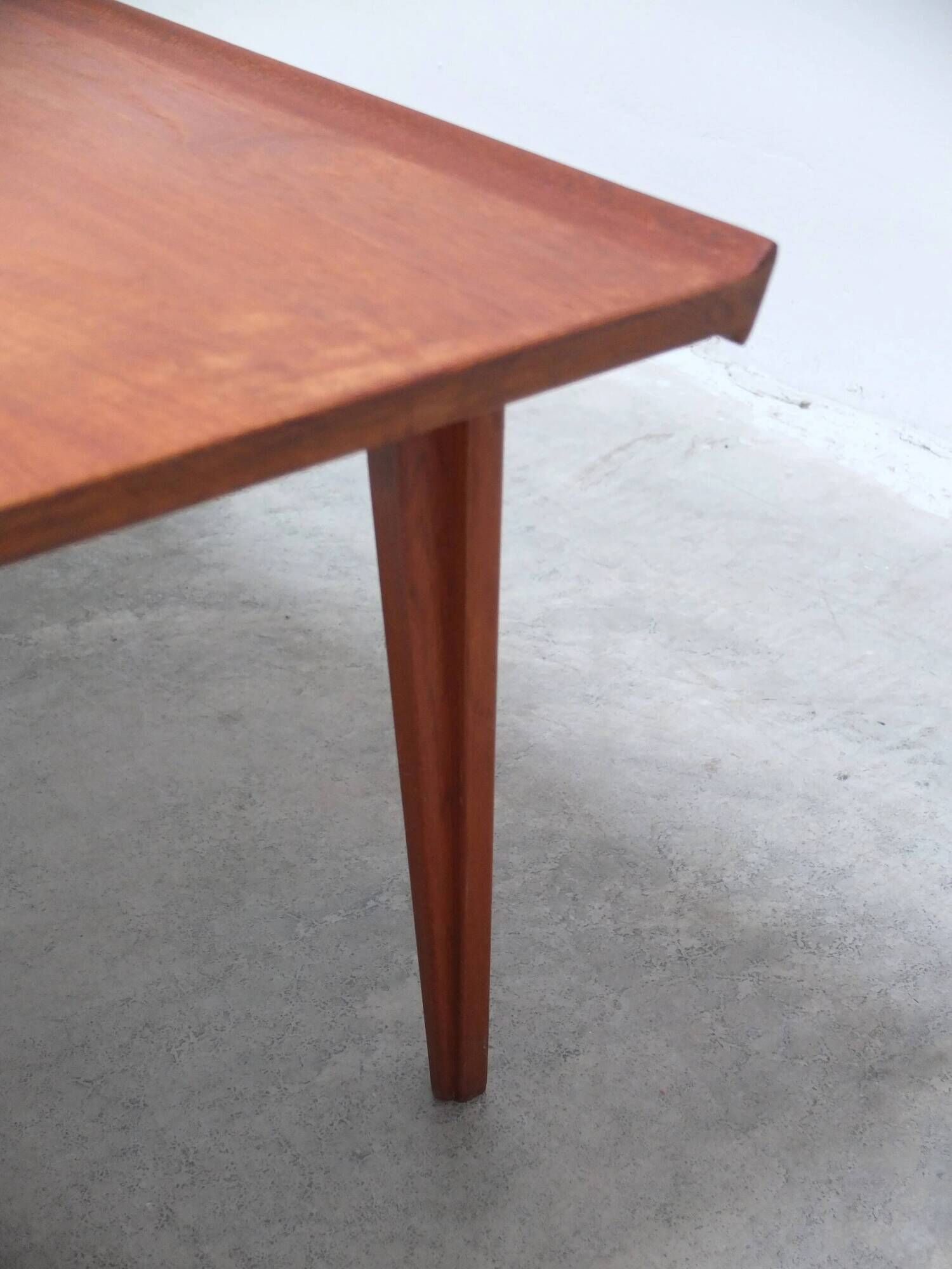 Danish coffee table in solid teak by Finn Juhl for France & Son, 1960s