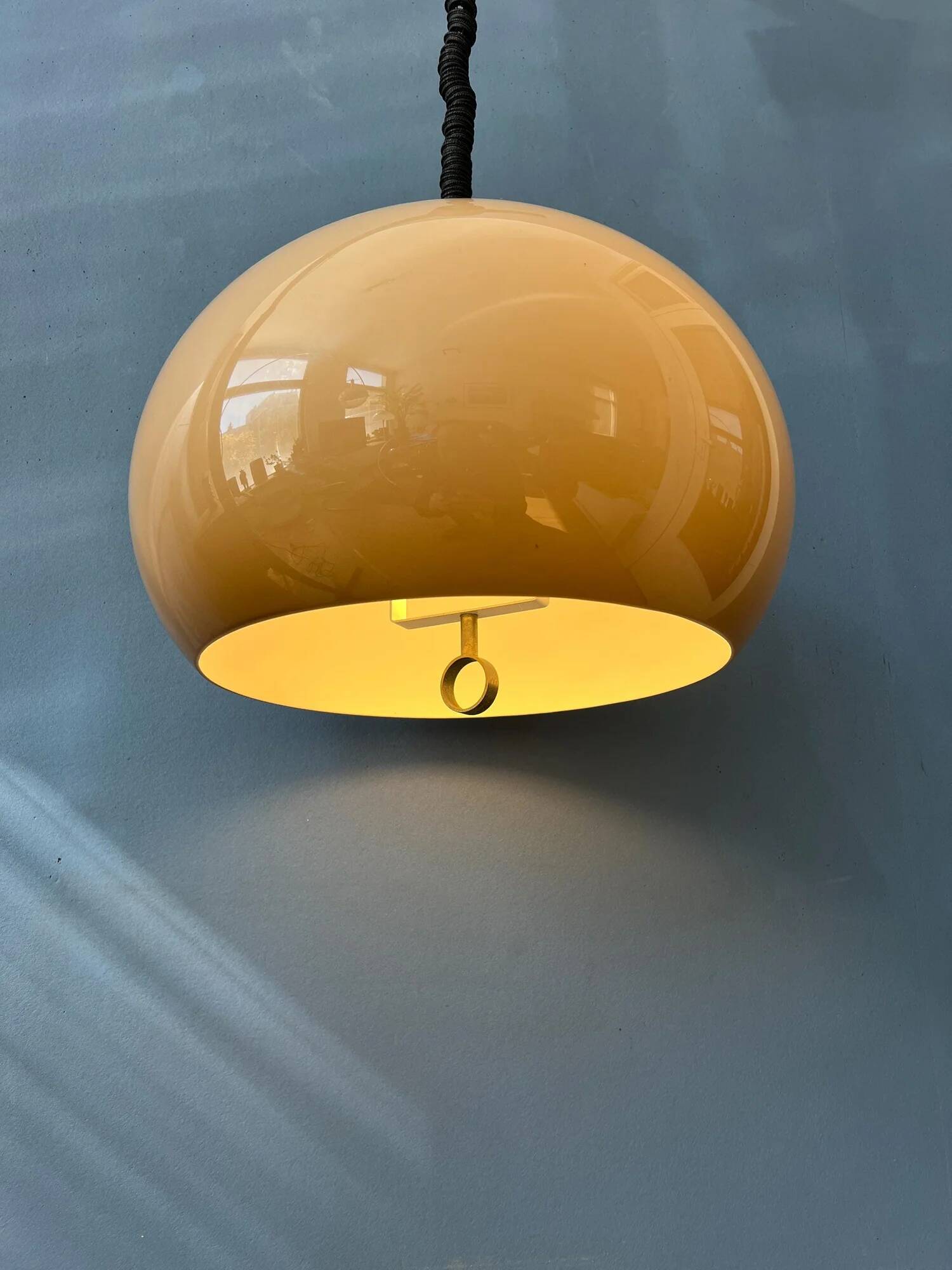 Vintage Dijkstra Space Age Mushroom Pendant Lamp