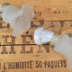 Pair of tulip and porcelain sconces