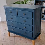 Rød Sødgren blue ganne chest of drawers