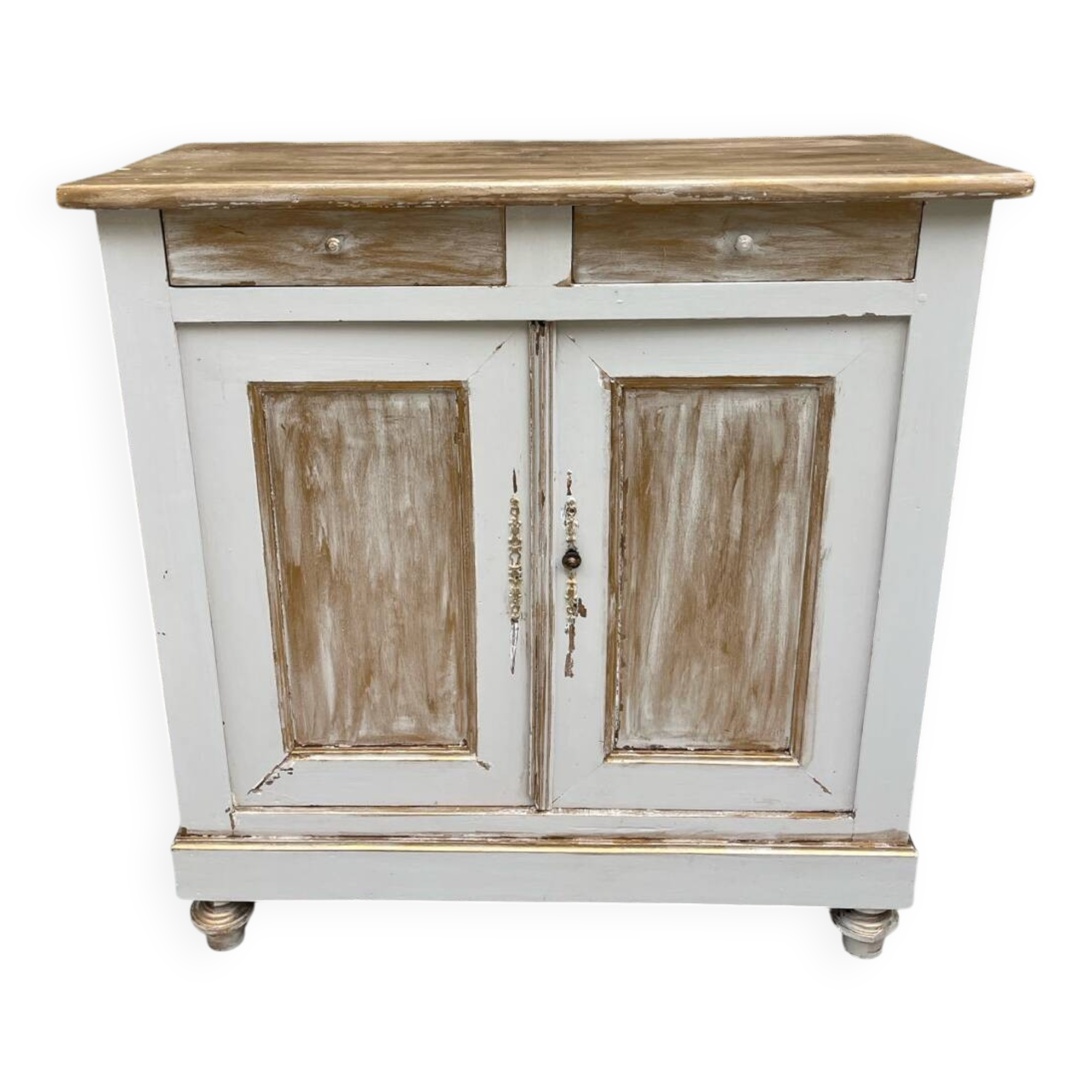 Buffet parisien patiné