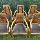 Art Deco style armchairs
