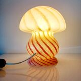Lampe champignon verre de Murano