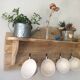 Etagère murale en bois recyclés