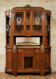 Important Art Nouveau buffet display cabinet with putti, circa 1900