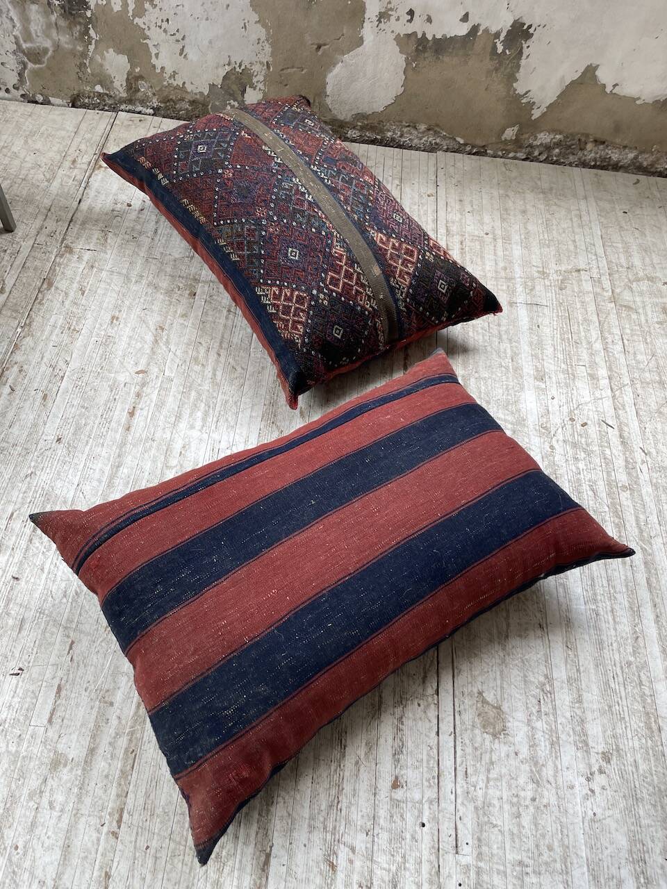 Paire de coussins XXL Kilim vintage