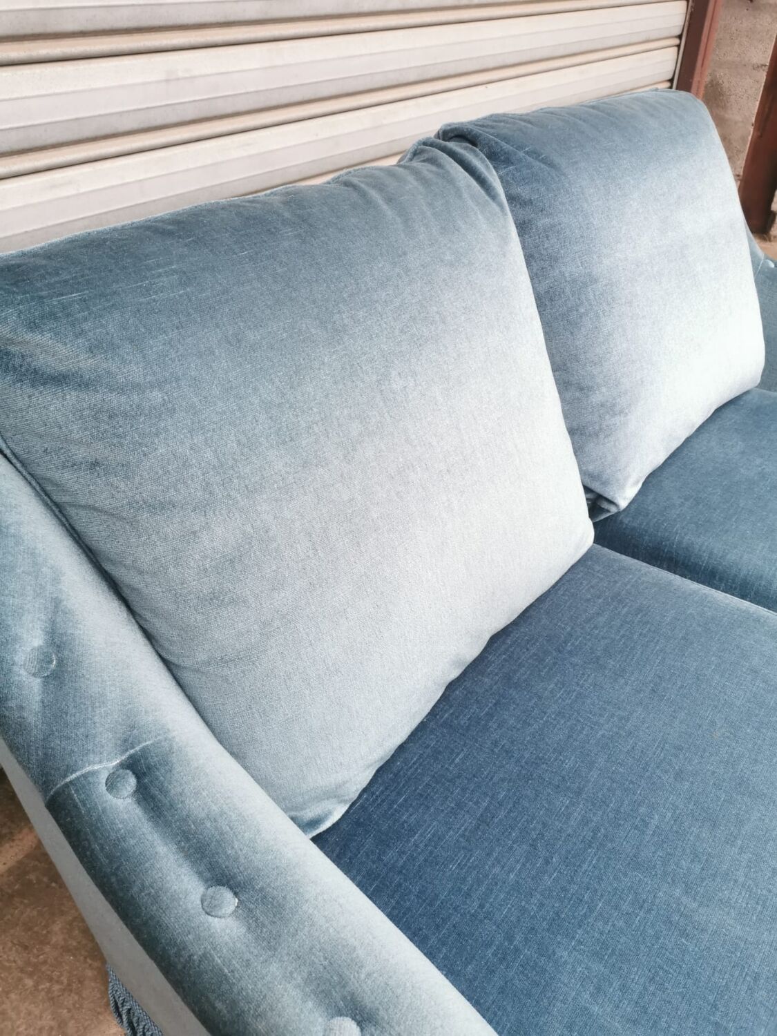 velvet sofa