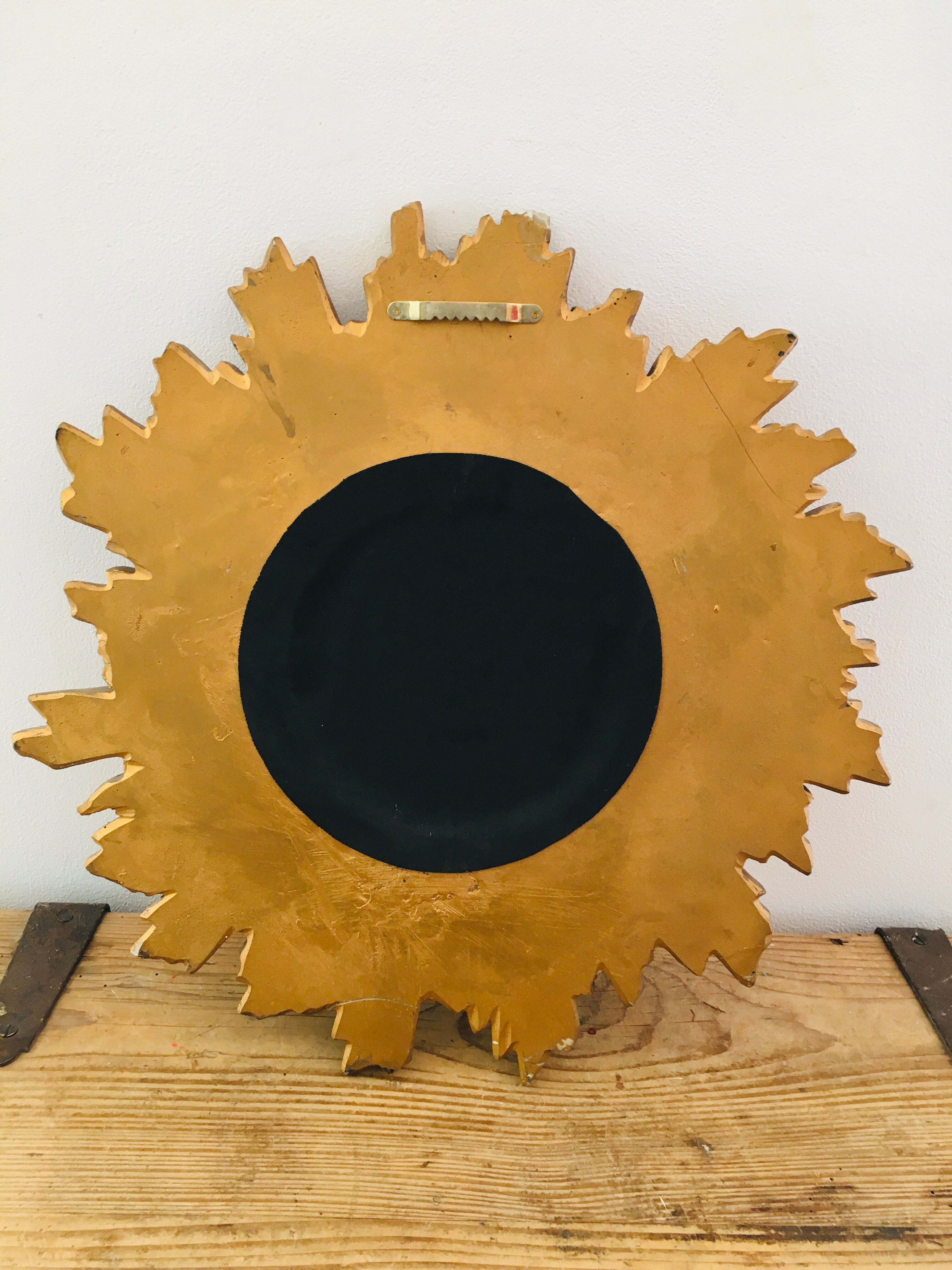 Golden sun mirror 44cm