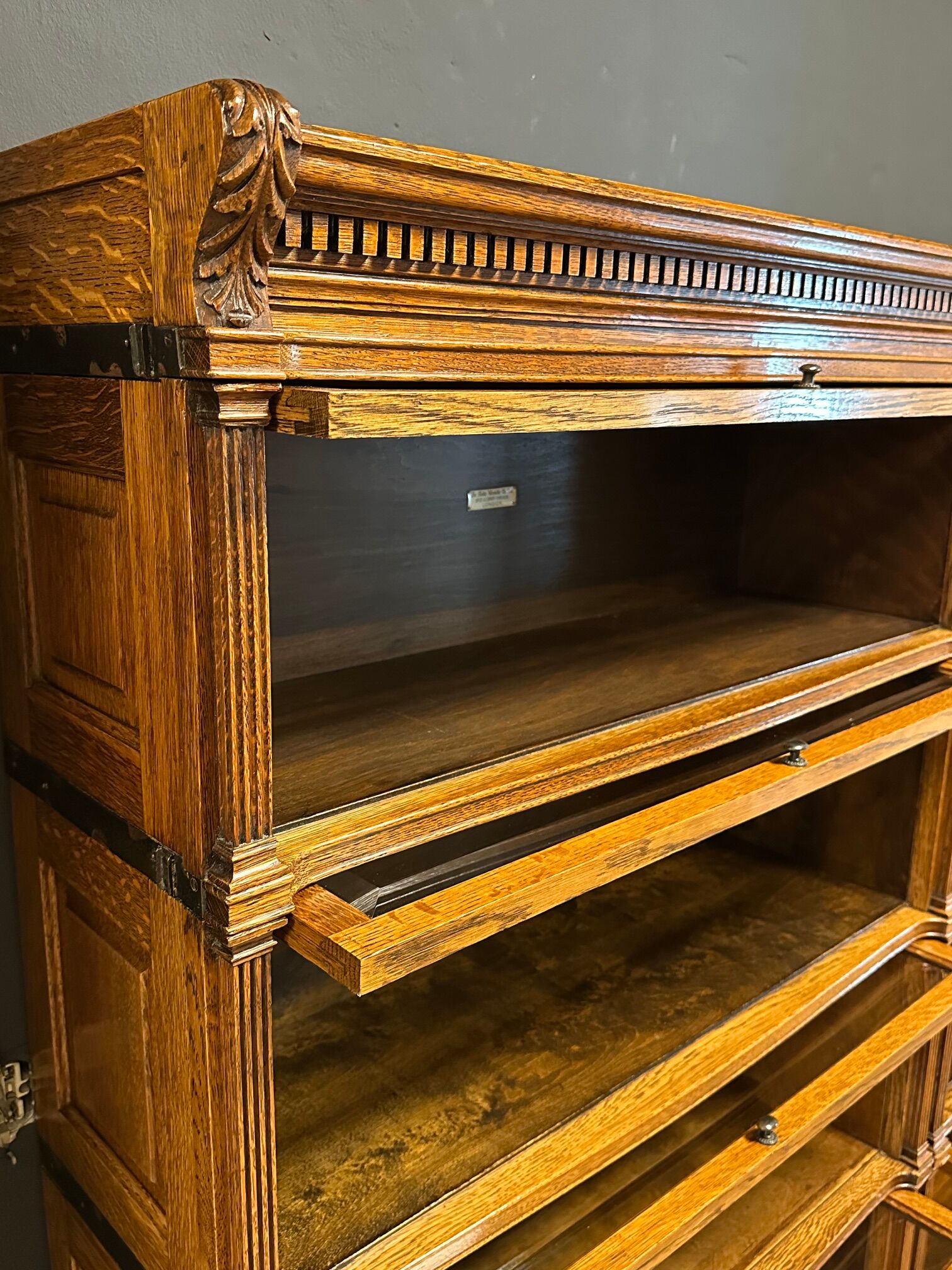 Original stackable Globe Wernicke Bookcase