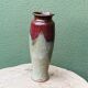 Glazed stoneware vase, signed, oxblood