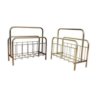 Magazines vintage brass metal door