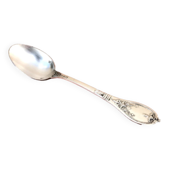 Antique dessert spoon by Orfèvre Cailar Bayard, Empire model.