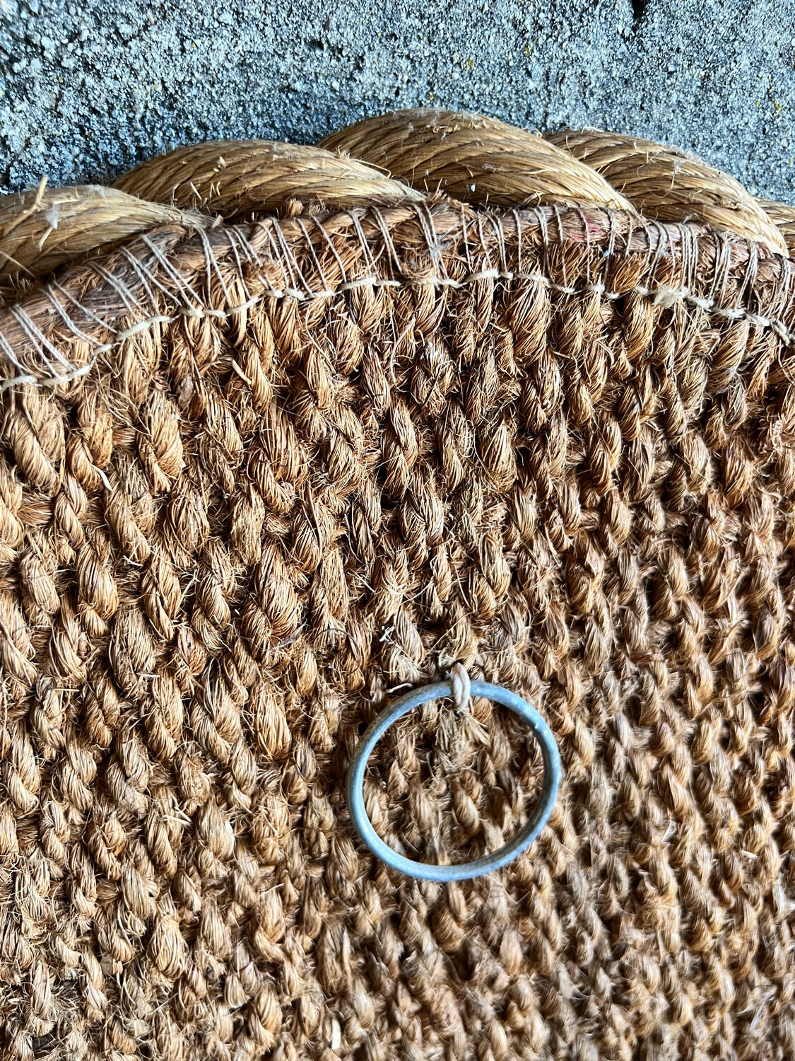 Round rope mirror Audoux Minet