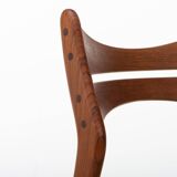 Vintage Dining Chairs by Erik Buch for Christian Christensen Møbelfabrik, 1960s, Set of 6