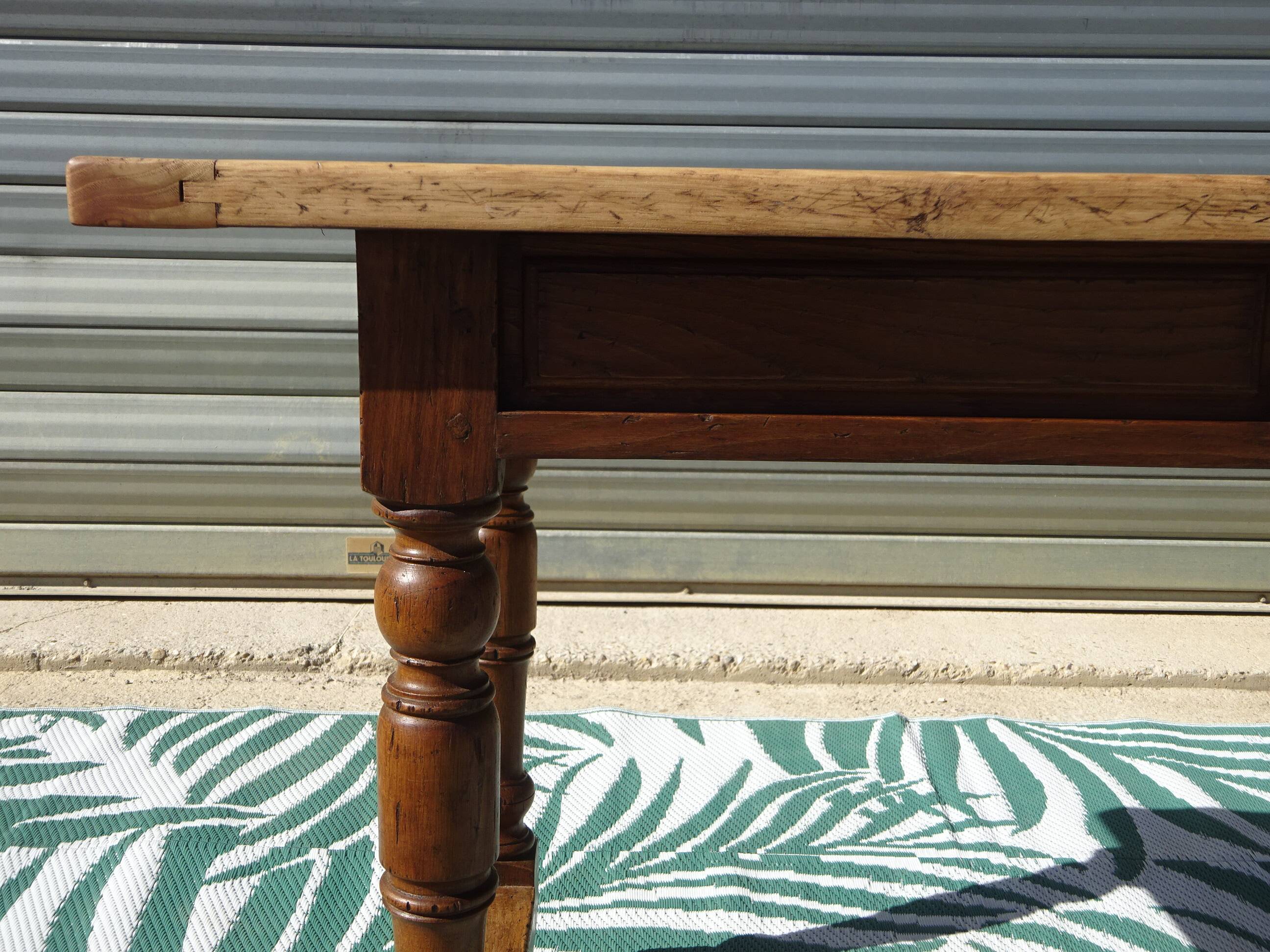 table/desk made of solid oak