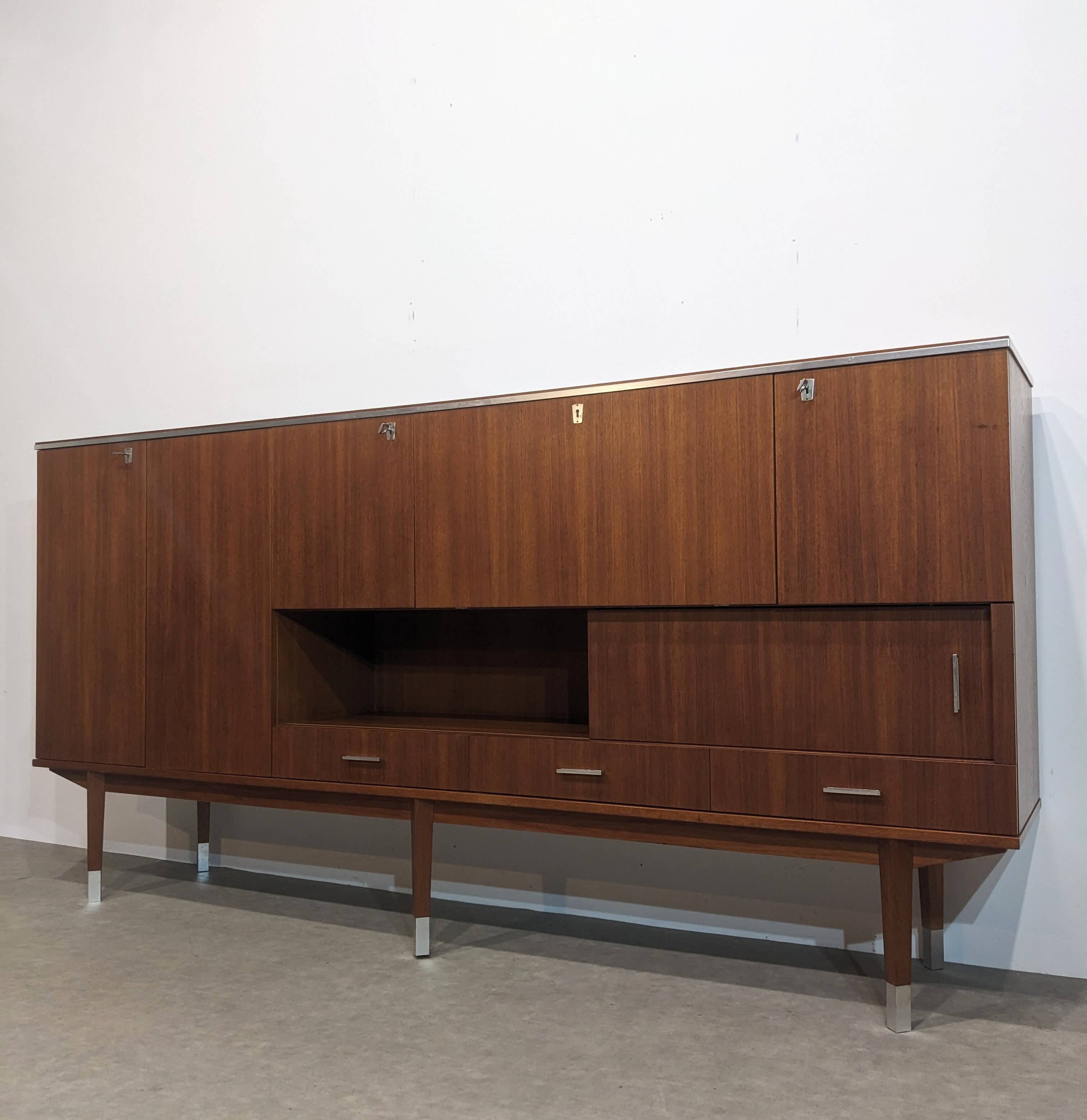 XL vintage Scandinavian highboard