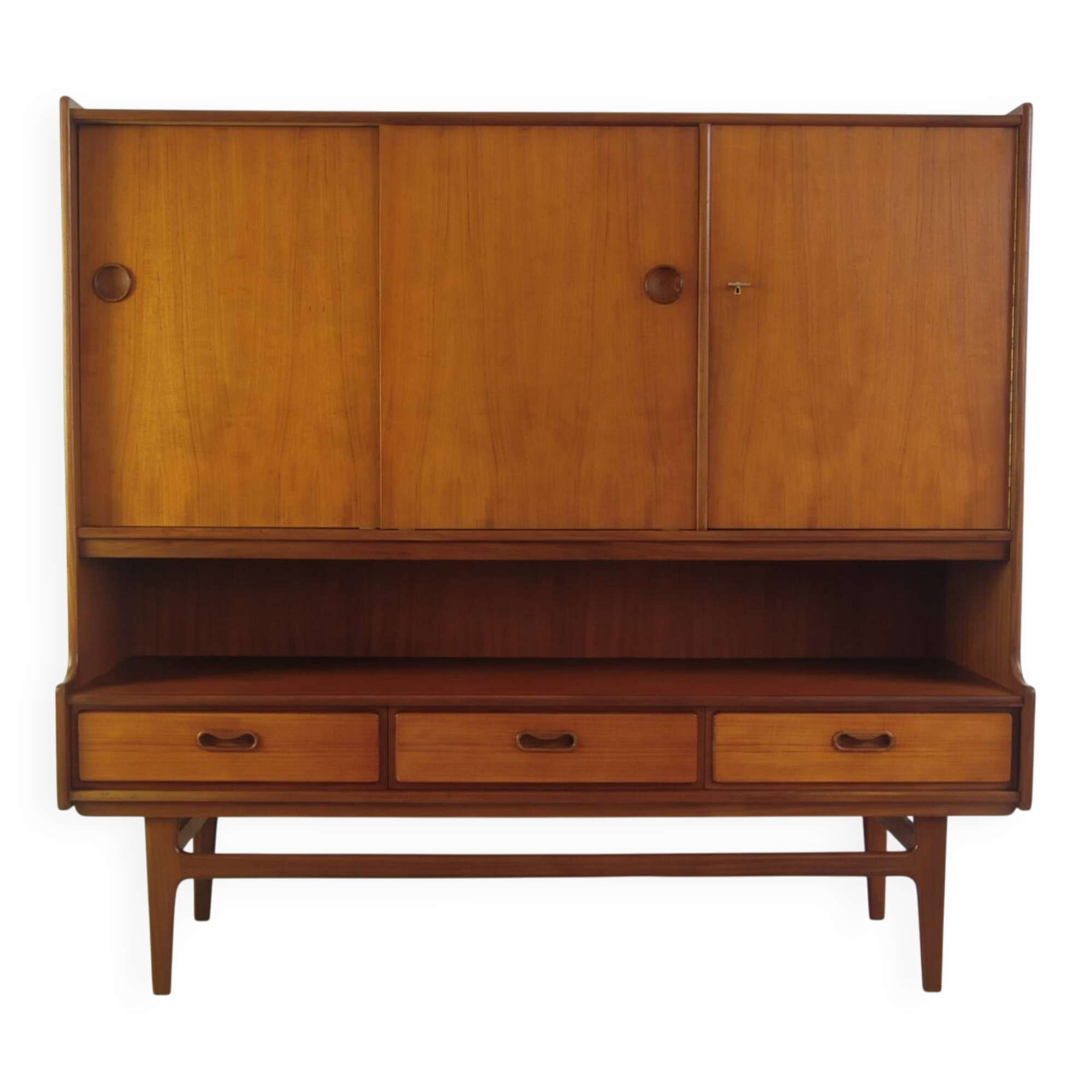 Vintage Danish sideboard high board