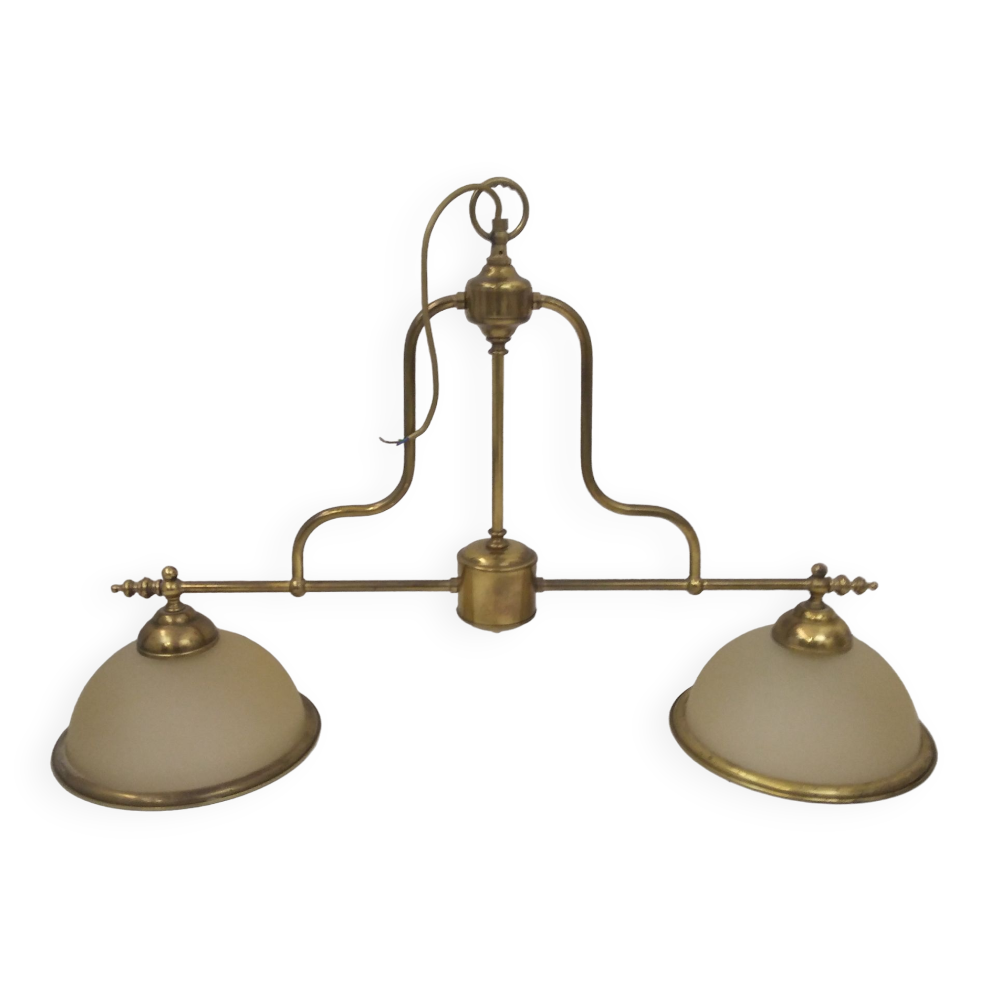 American Coop billiards style chandelier