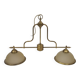 American Coop billiards style chandelier
