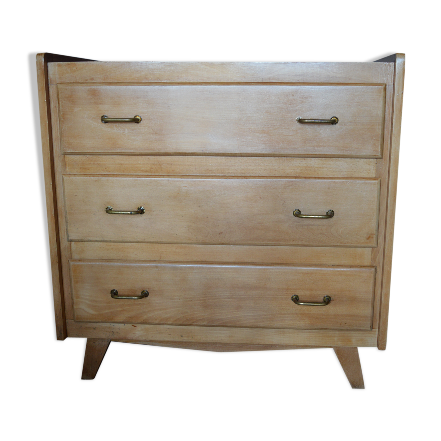Chest of drawers vintage brass handles