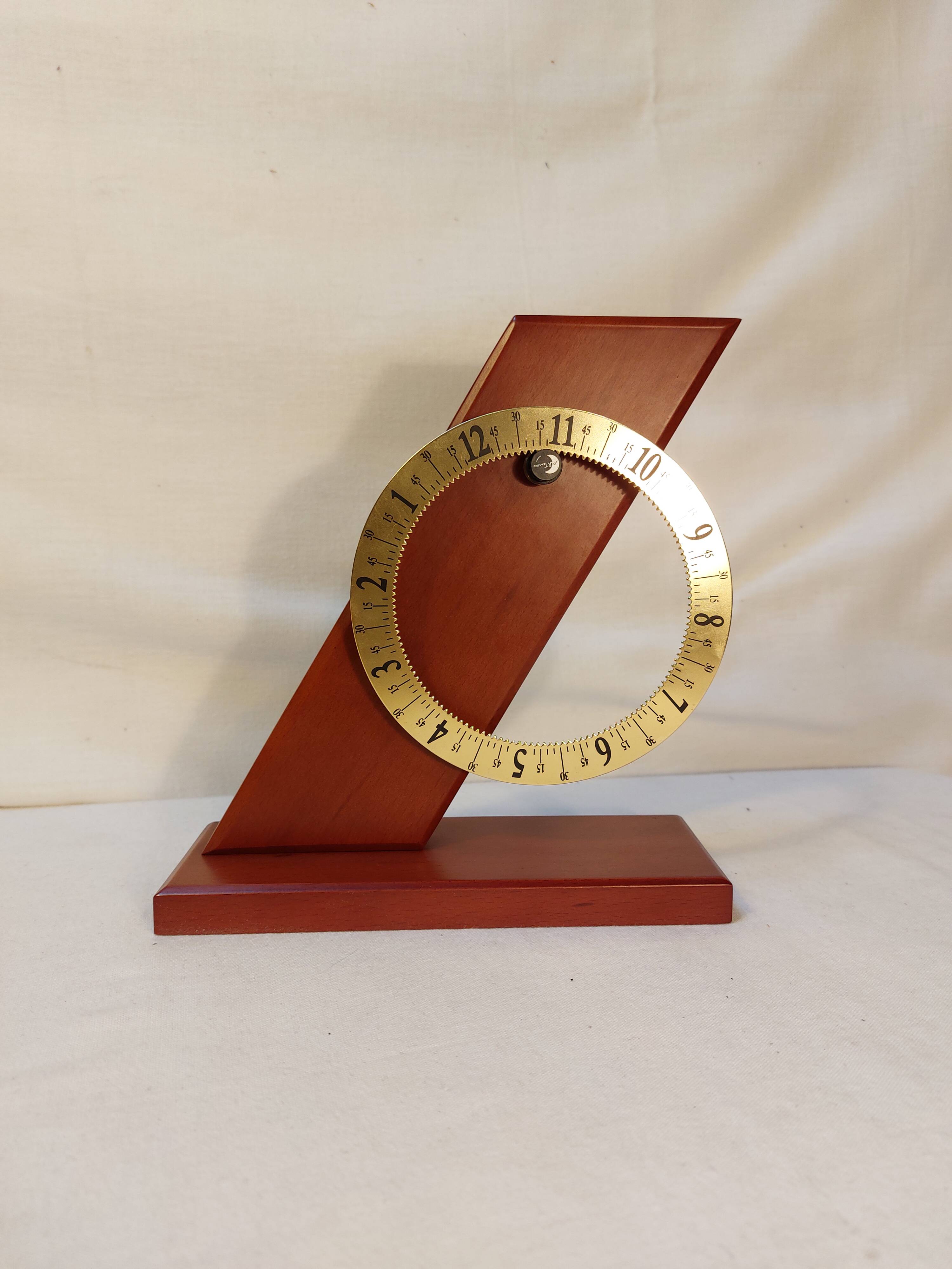 Artempo designer table clock by suko - 80s