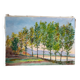 Paysage arboré, huile sur toile, signé