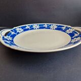 Vintage dish with handles, Badonvillier ceramic