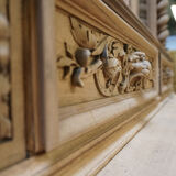 Library showcase carved wood