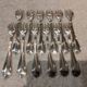 12 silver-plated cake forks by Christofle Spatours