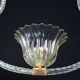 Suspension Art Déco Barovier & Toso en verre de Murano, années 1950