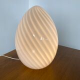 Old egg lamp glass murano vetri eggs vintage 1970