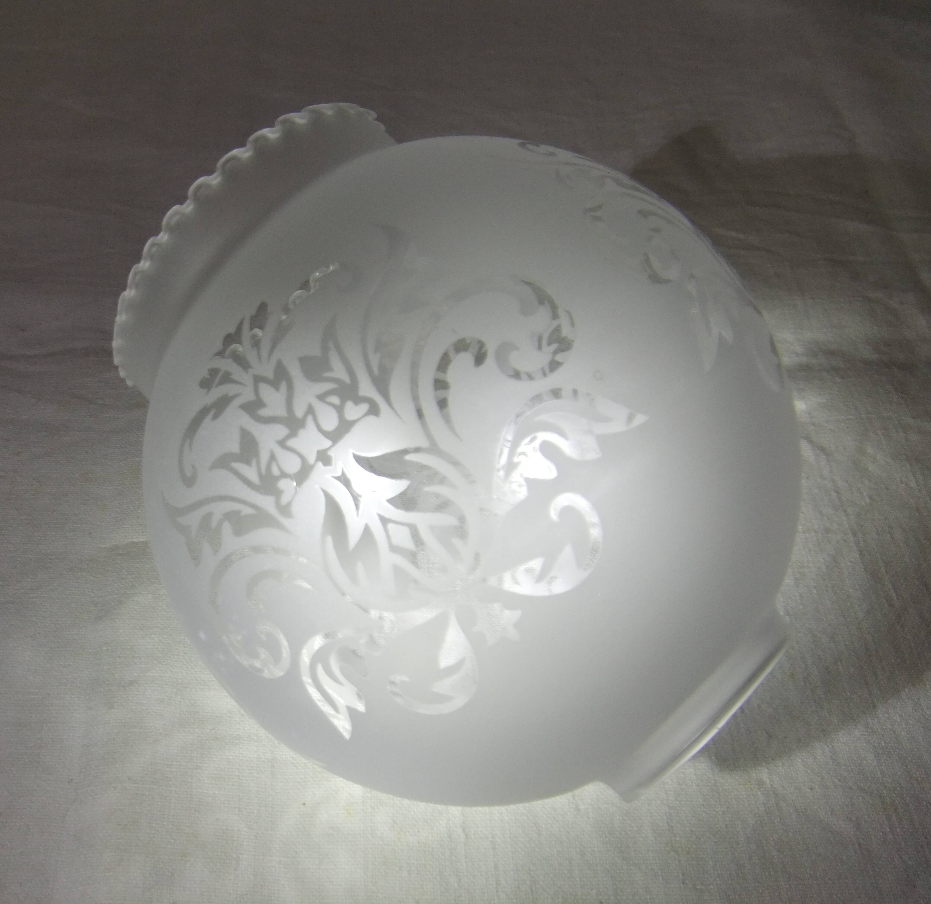 Tulip globe etched glass pendant lamp chandelier wall lamp