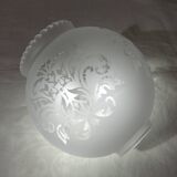 Tulip globe etched glass pendant lamp chandelier wall lamp