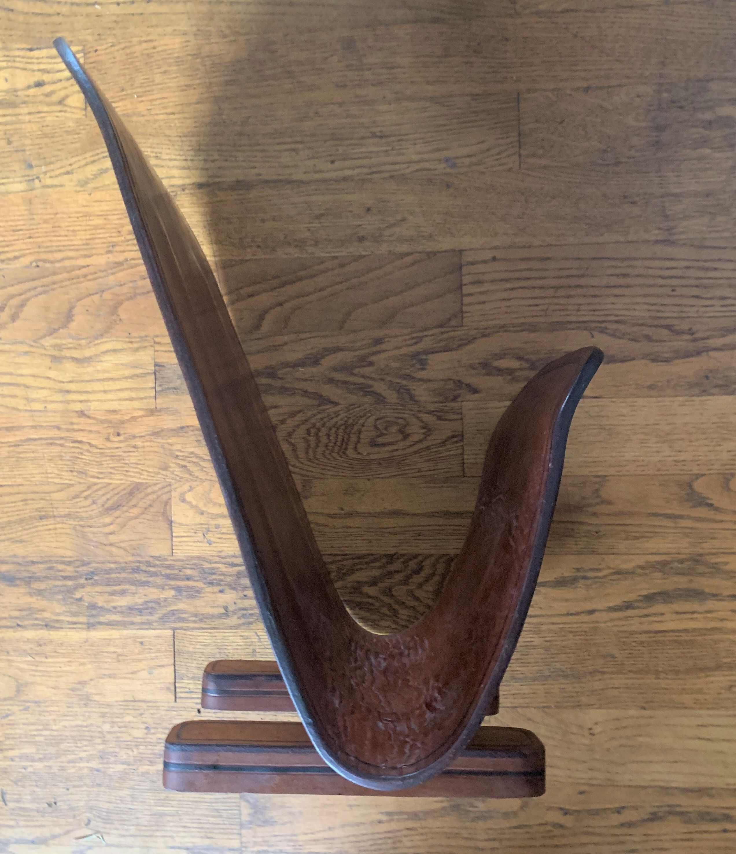 Leather magazine door 60s signed Jean Roc Dunkerque