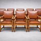 Set of 8 Renaissance-style armchairs.