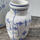 Antique Digoin Sarreguemines blue and white tea set
